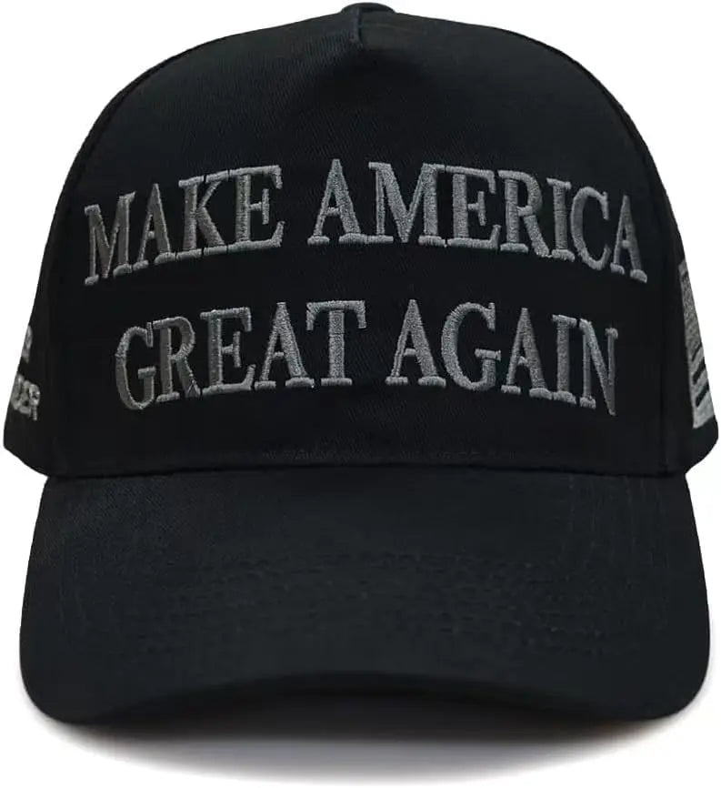 Dark MAGA Hat,Black MAGA Hat Blackout MAGA Hat Trump Hats Never Surrender All Black on Black Hat