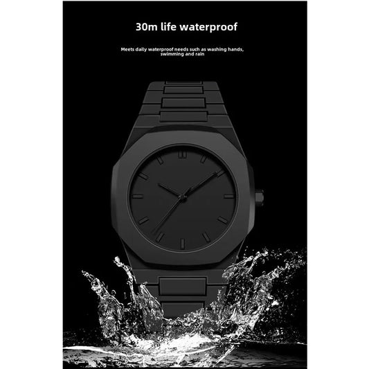 Minimalist Brand Creative Candy Colored Plastic Strap Calendar Watch for Men's Waterproof Movement Sports Men's Women's Watch